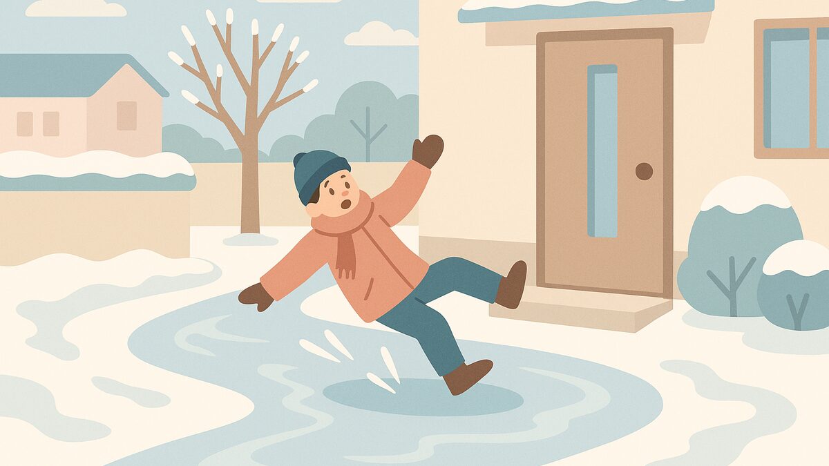 外構の排水計画・勾配設計のイメージ